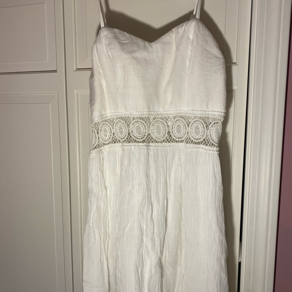 Cute white cutout dress